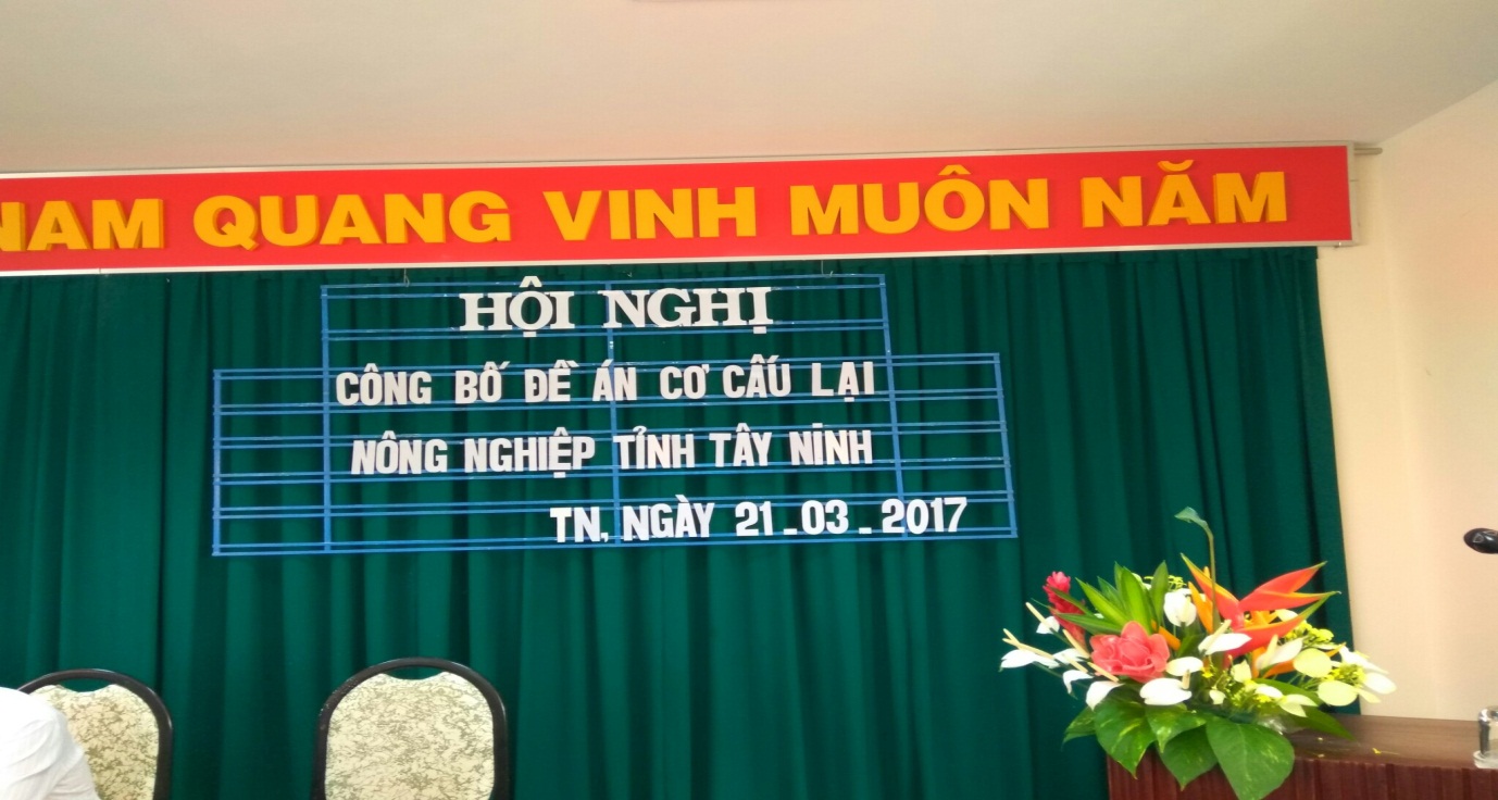 Hội nghị công bố Đề án Cơ cấu lại ngành Nông nghiệp và PTNT